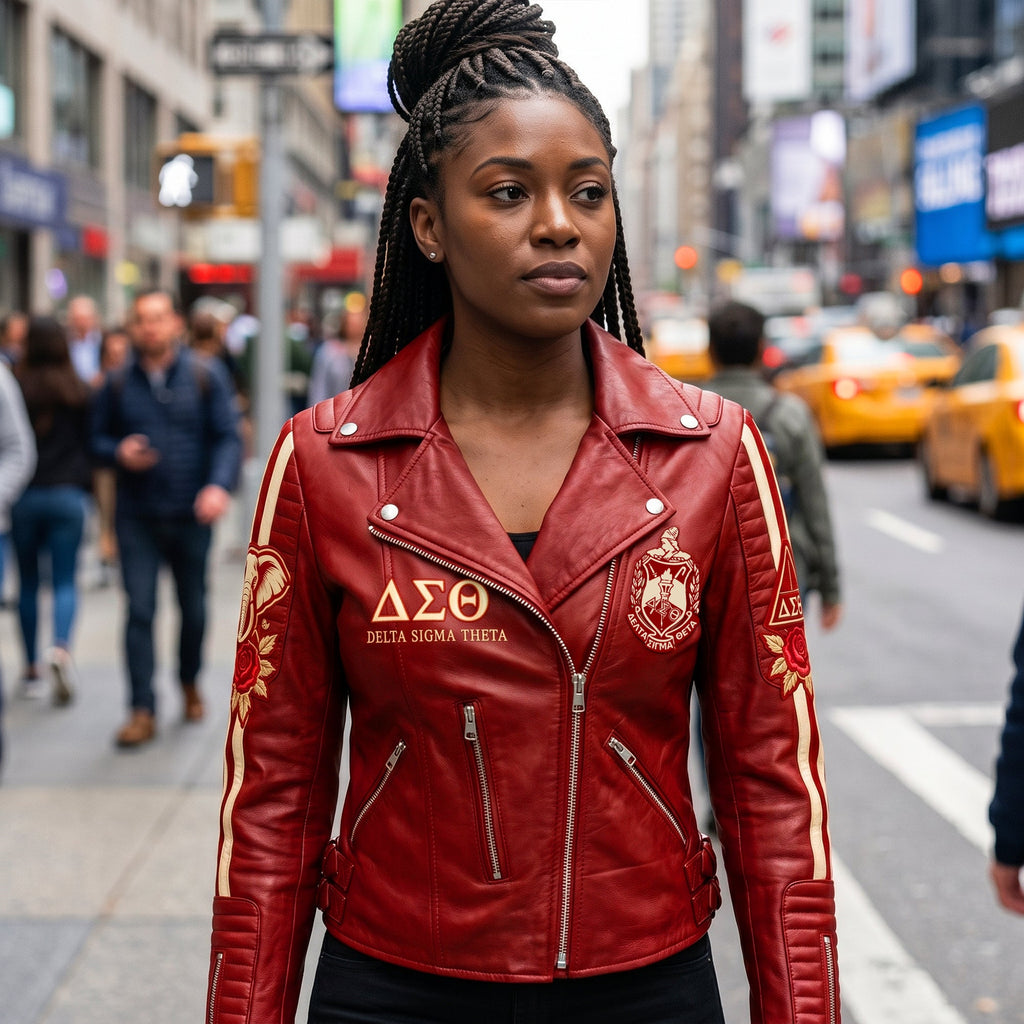 Women's Leather Moto Jacket TULT NTH DST 1910267