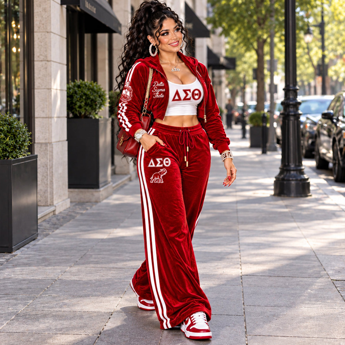 PREMIUM CROP HOODIE SET ALK YPT DST 1910262