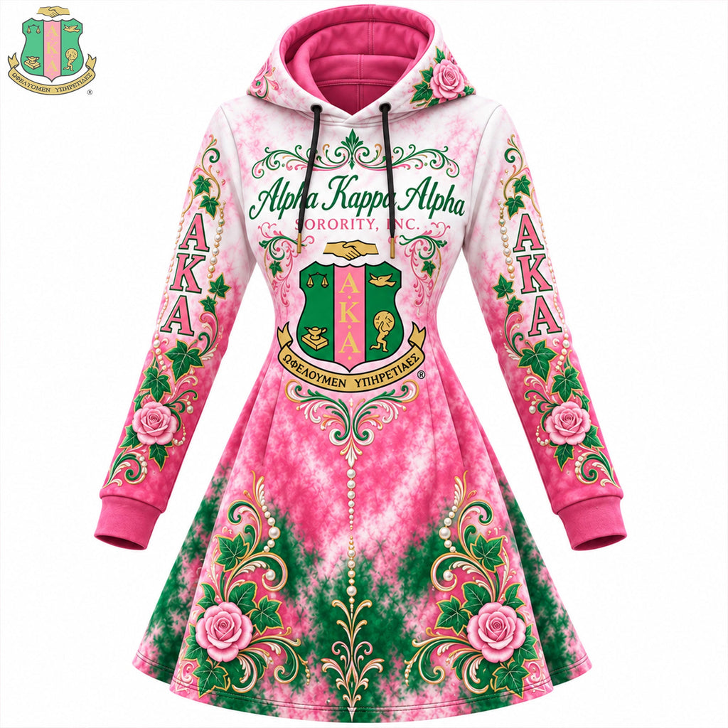 Women's Hooded Sweatshirt Dress HANNN TND AKA 2410266