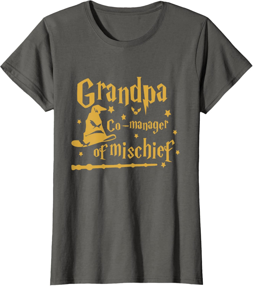 Funny Men Magical Grandpa Manager of Mischief Father's Day