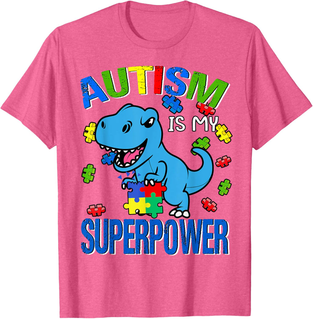 Kids Autism Is My Superpower Funny Awareness Boy Toddler