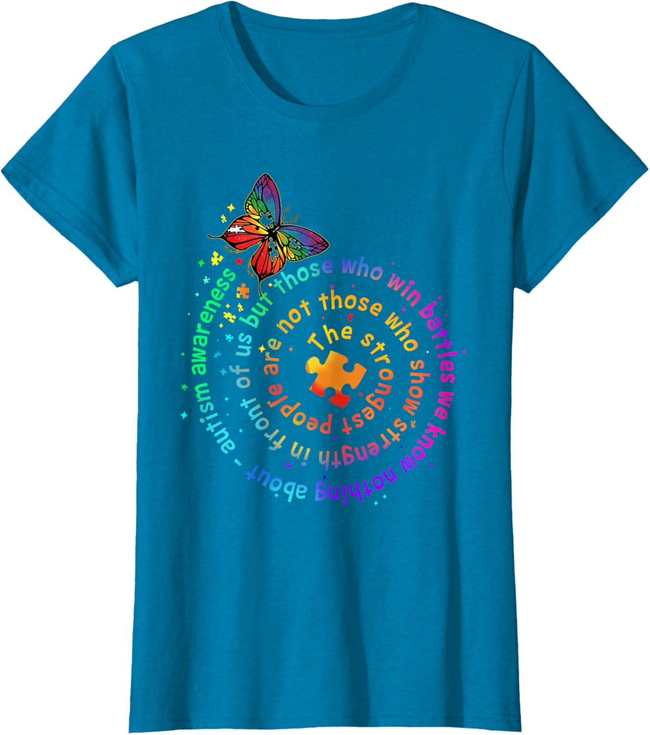 The Strongest People Butterfly Autism Awareness
