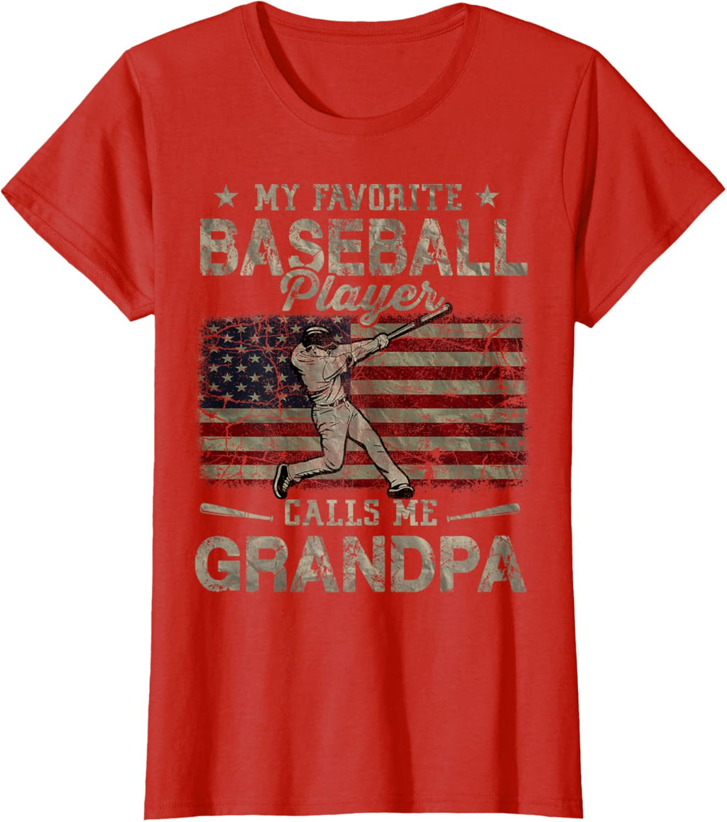 My Favorite Baseball Player Calls Me Grandpa Father's Day