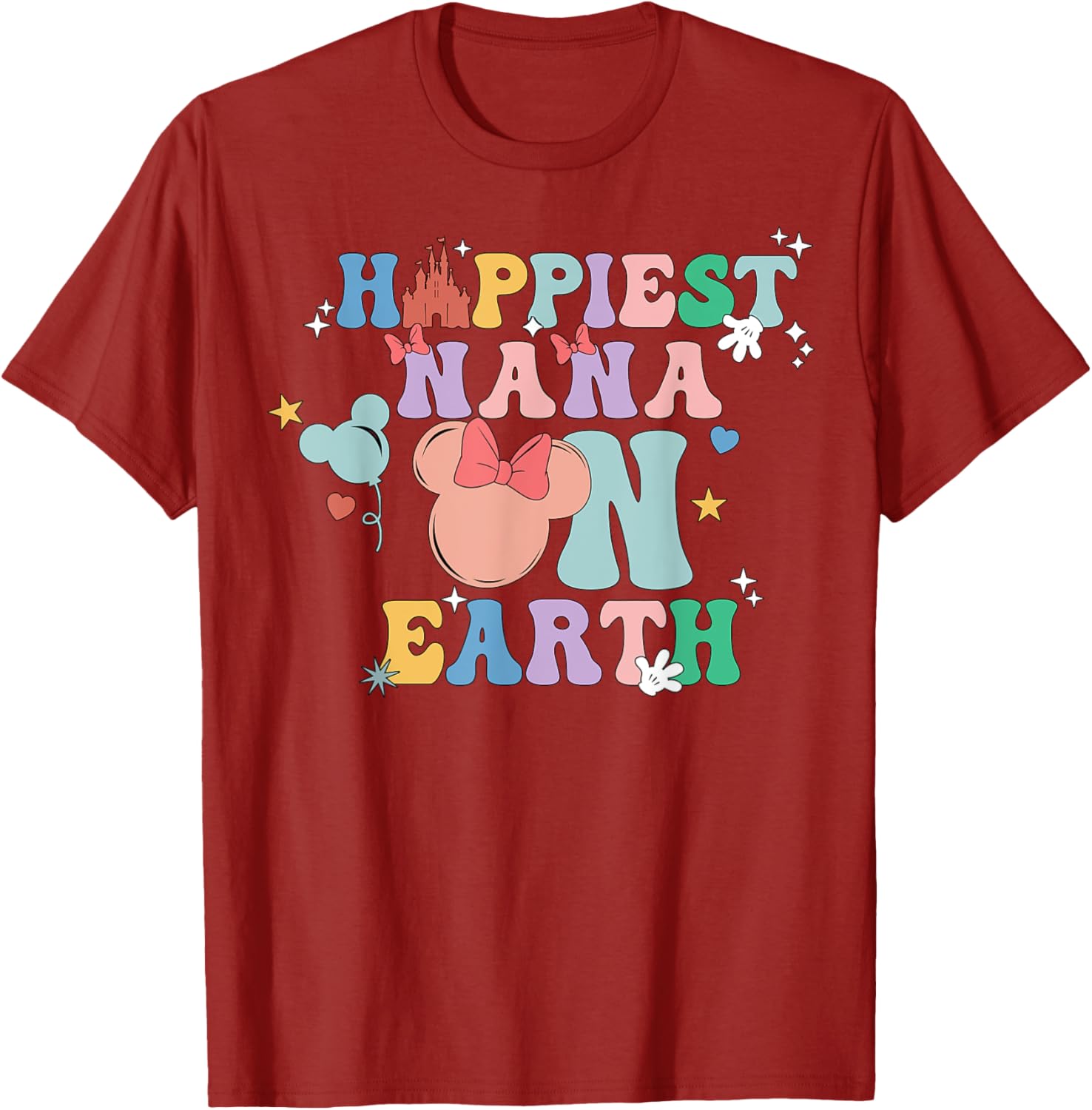 Happiest Nana On Earth Groovy Mom Mother's Day Mother Shirt