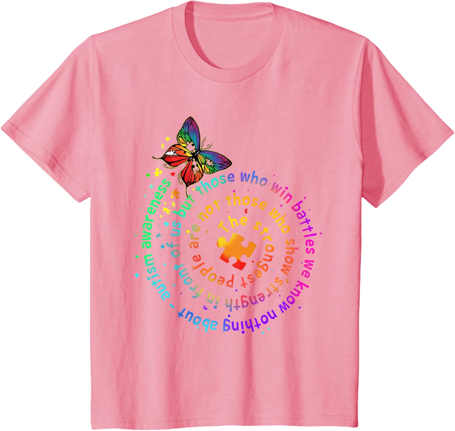 The Strongest People Butterfly Autism Awareness