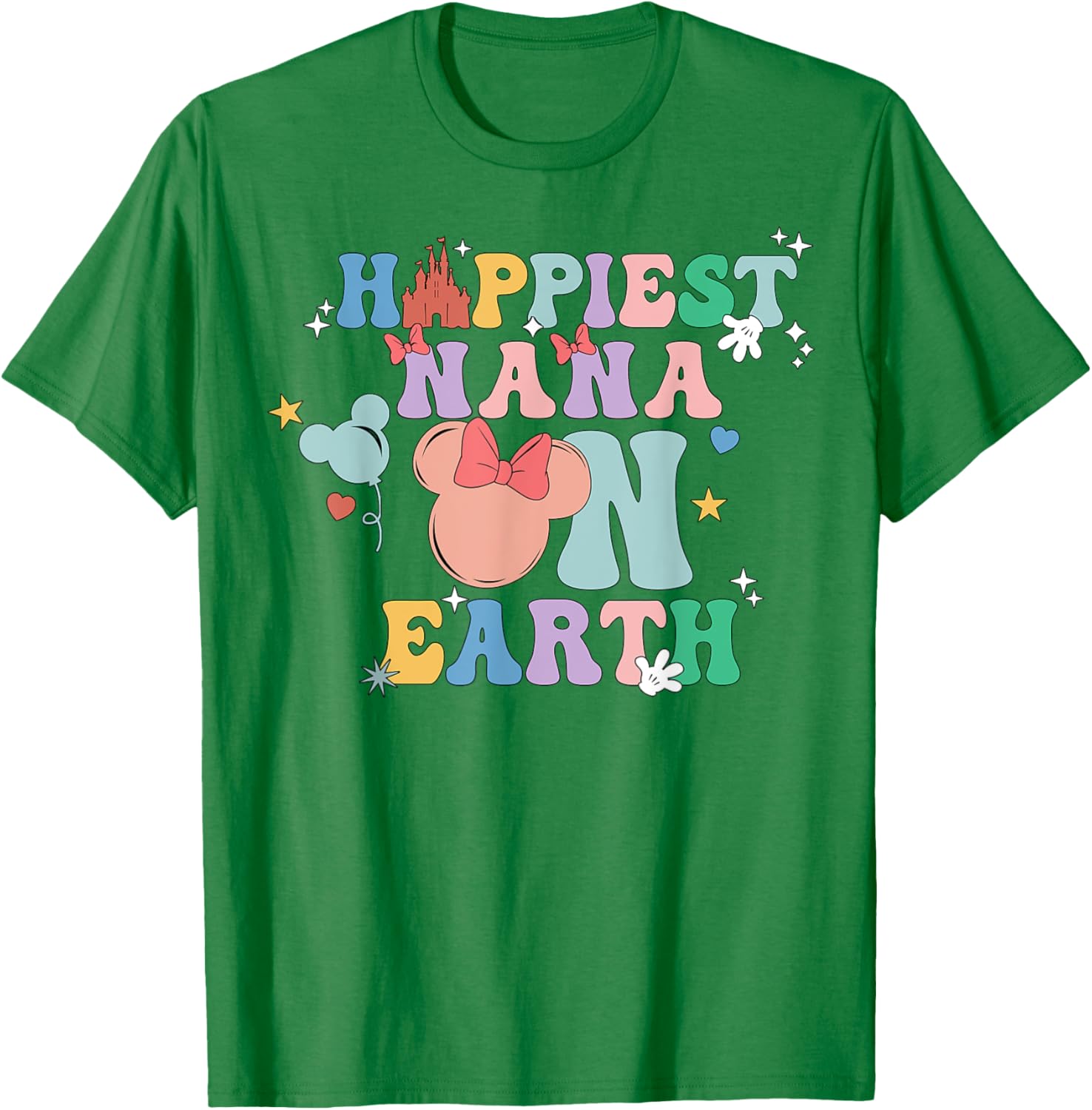 Happiest Nana On Earth Groovy Mom Mother's Day Mother Shirt