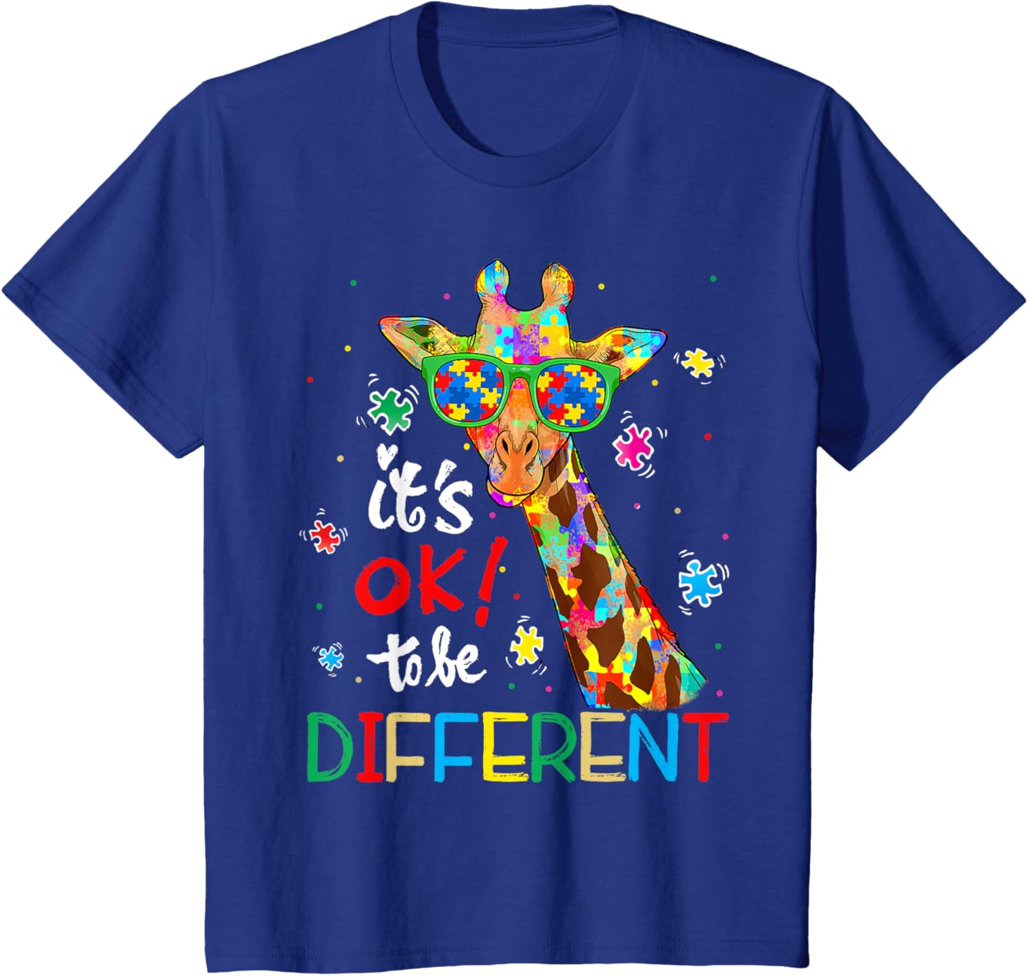 Autism Awareness Acceptance Women Kid Its Ok To Be Different