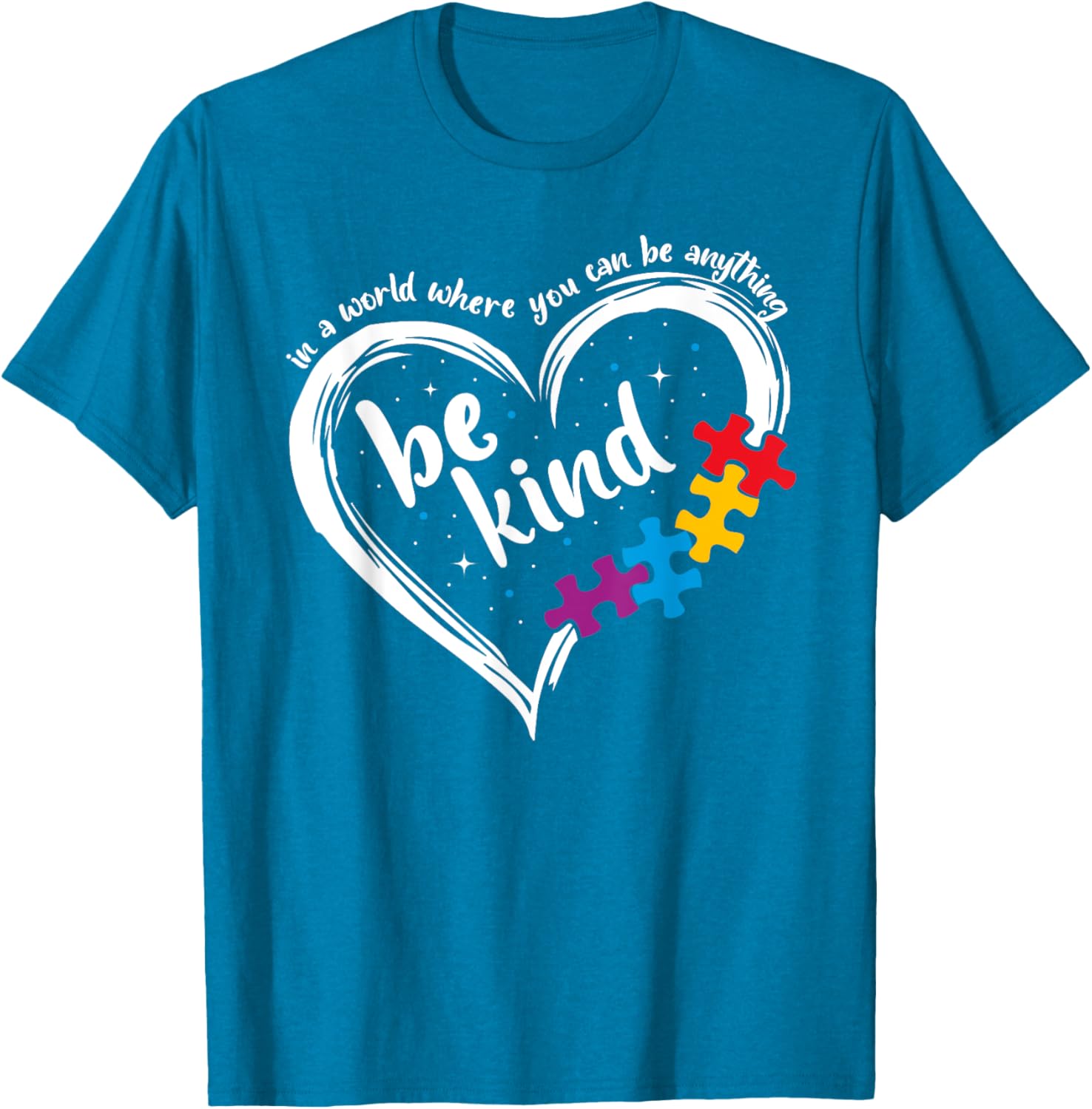 Autism Be Kind Women Blue Be Kind Autism Awareness