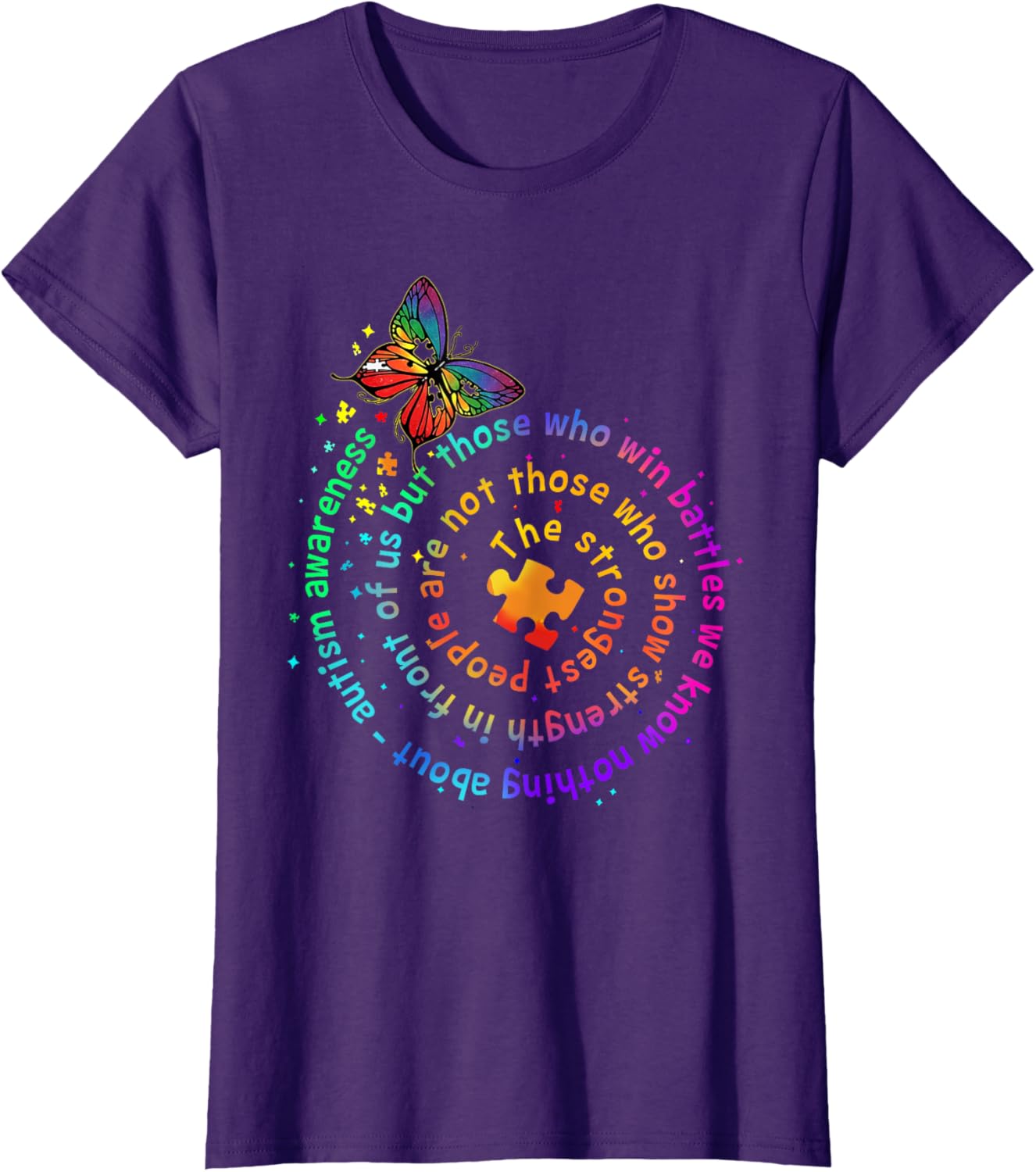 The Strongest People Butterfly Autism Awareness