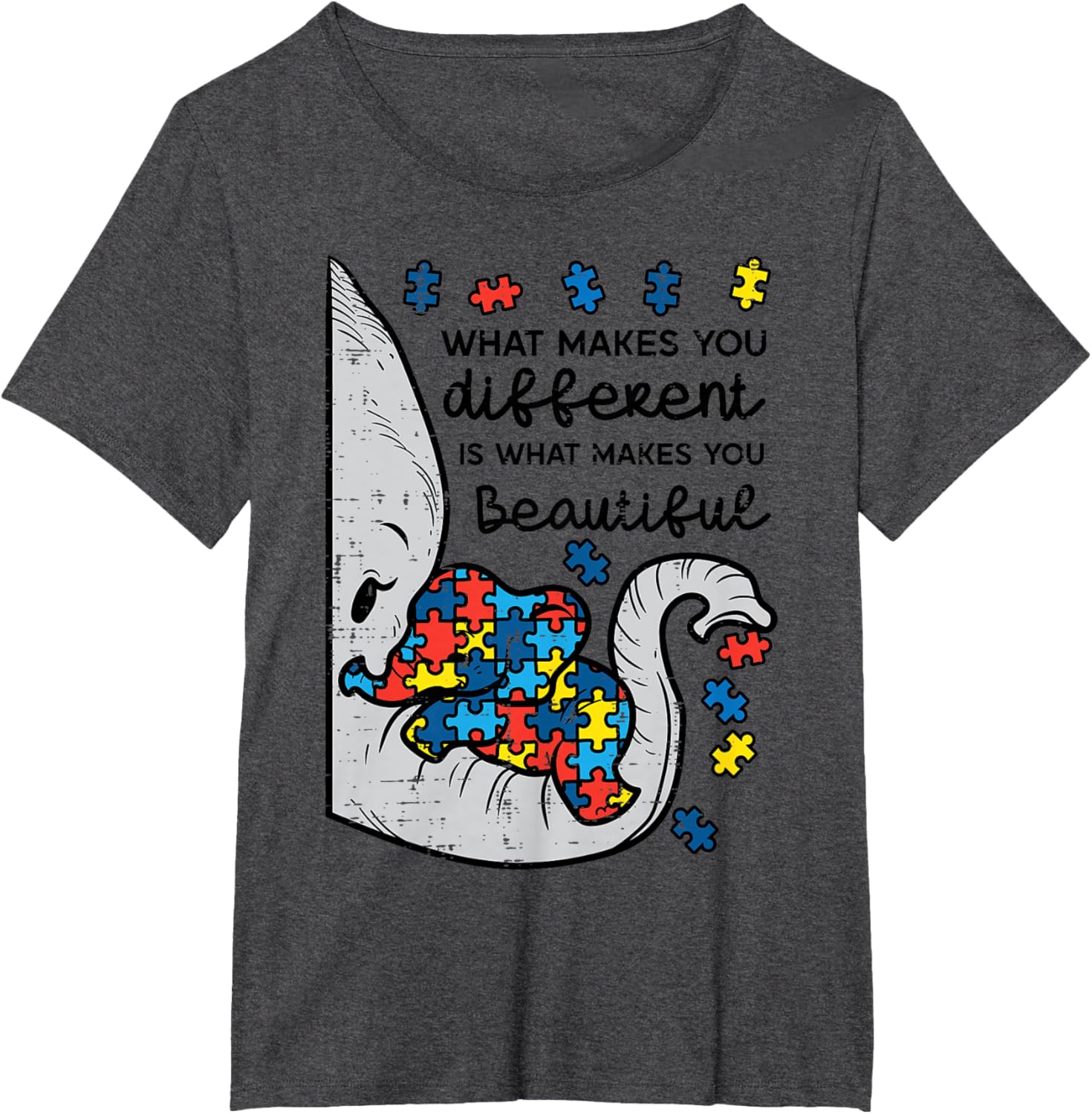 What Makes You Different Beautiful Elephant Autism Awareness
