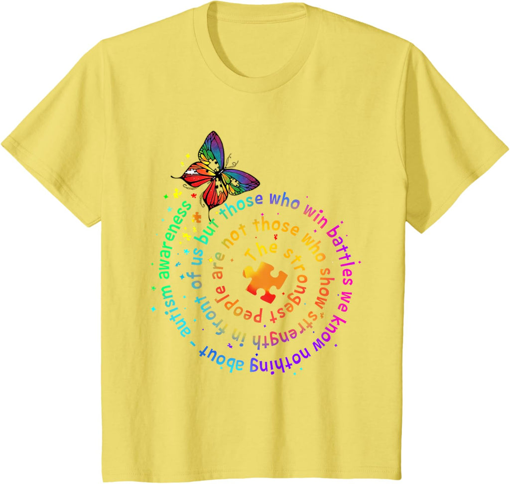 The Strongest People Butterfly Autism Awareness