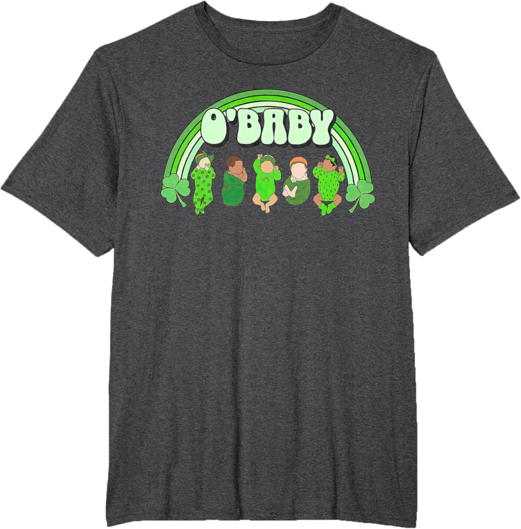 Rainbow Labor And Delivery Nurse Saint Patrick's Day NICU