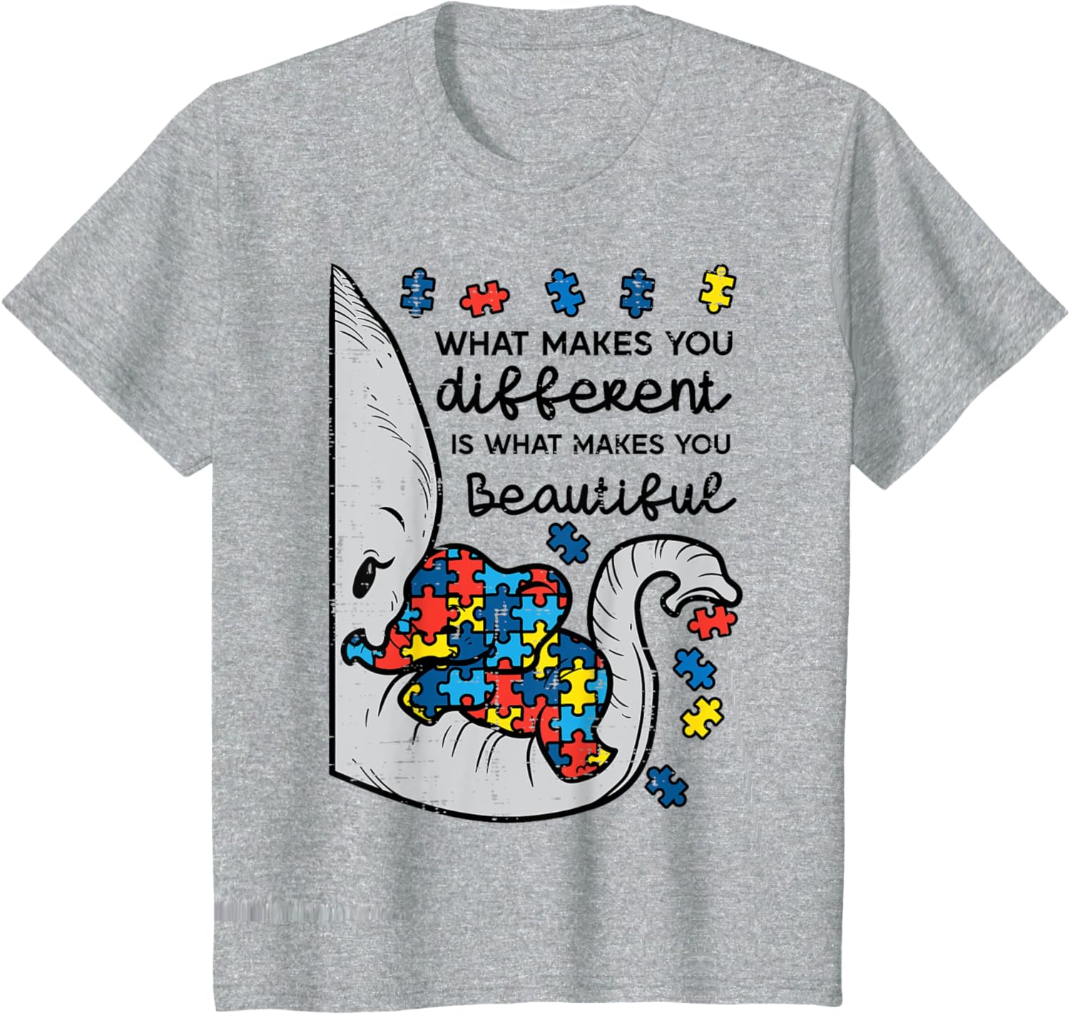 What Makes You Different Beautiful Elephant Autism Awareness